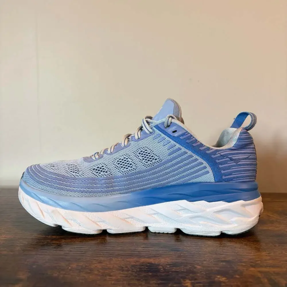 HOKA ONE ONE Bondi 6 Womens 10B Serenity Palace Blue Running Shoes